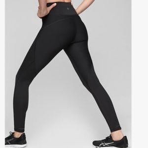 Athleta Black Workout Running Yoga Sport Tight Leggings XS